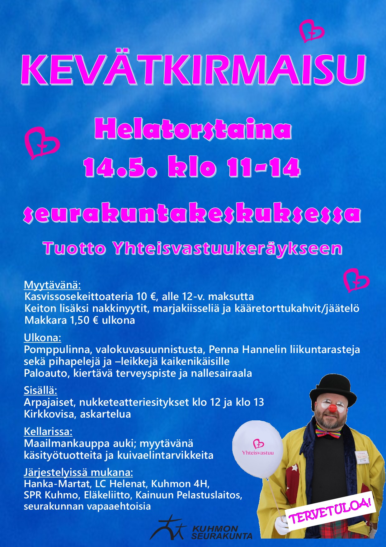 Kevätkirmaisu tapahtuma koko perheelle